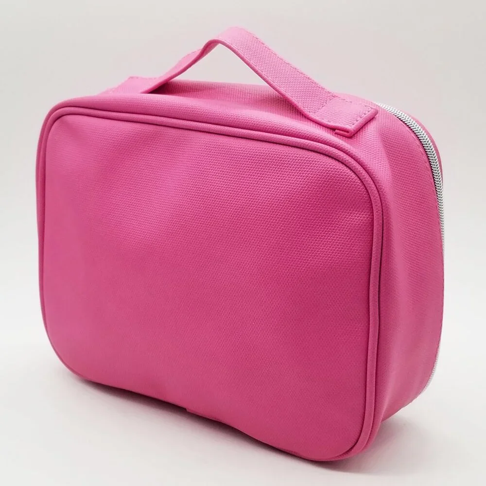NEW Lancome Pink Cosmetics Makeup‎ Bag Limited Edition 9.5